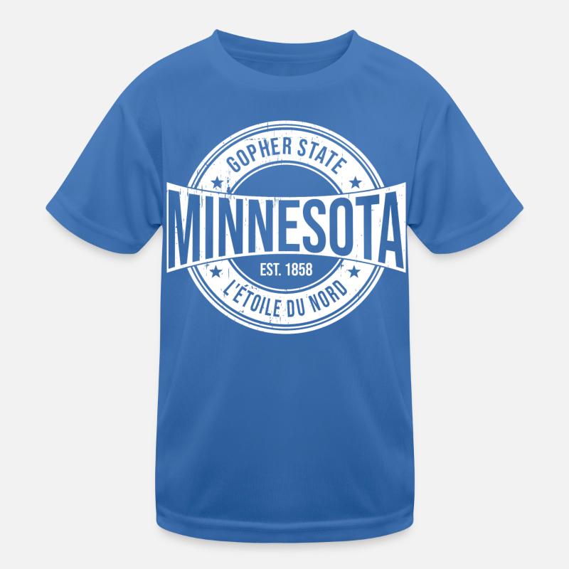 Minnesota Kinder Funktions-T-Shirt