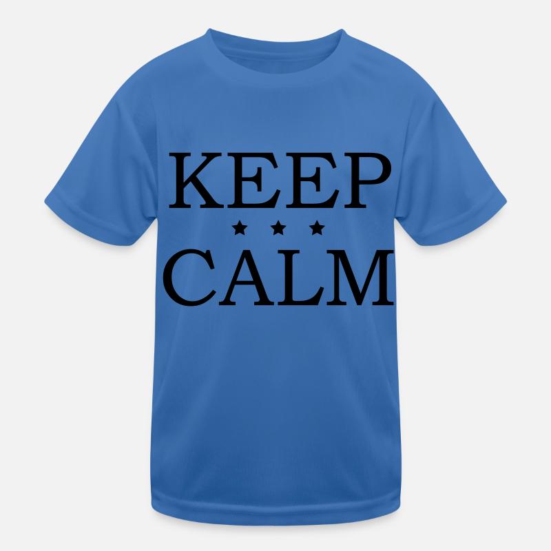 Keep Calm Kinder Funktions-T-Shirt