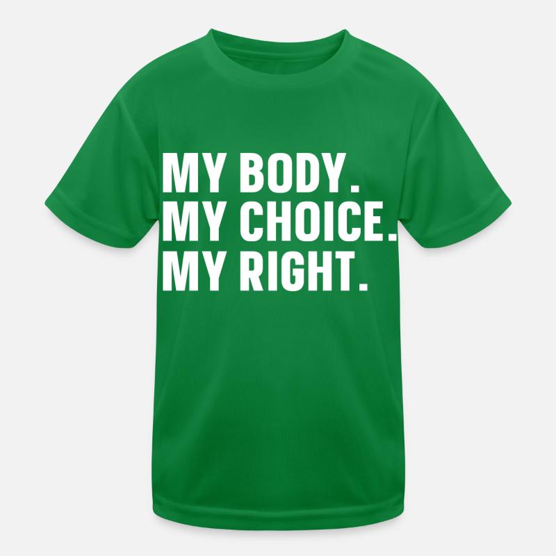 Mon corps, ma décision T-shirt sport Enfant