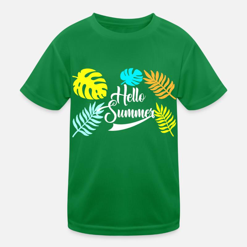 Hello Summer Kinder Funktions-T-Shirt