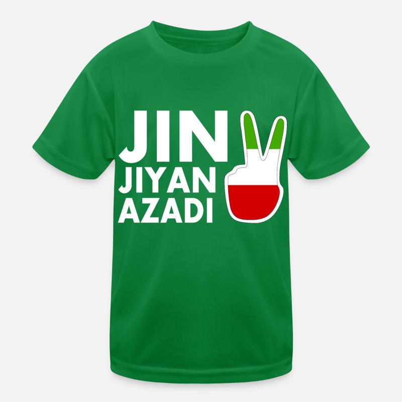 jin jiyan azadi Kids Functional T-Shirt