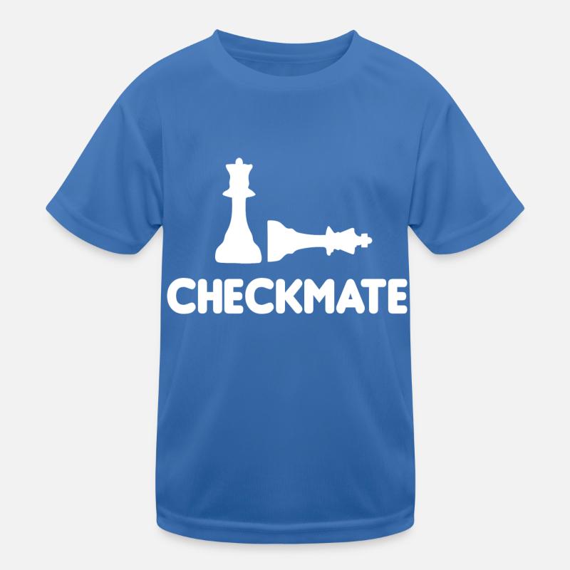 Checkmate Chess game Kids Functional T-Shirt