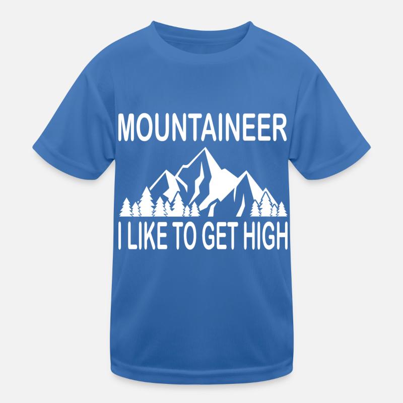 Bouldern Klettern Climbing Kinder Funktions-T-Shirt