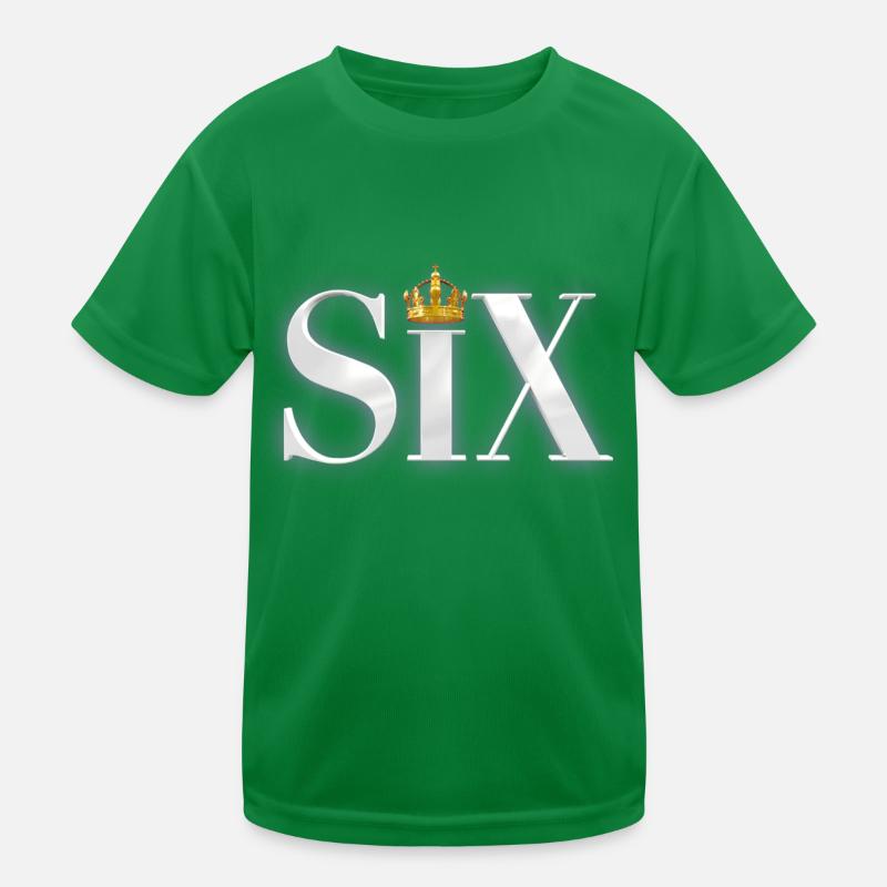 SIX logo 1 Kids Functional T-Shirt