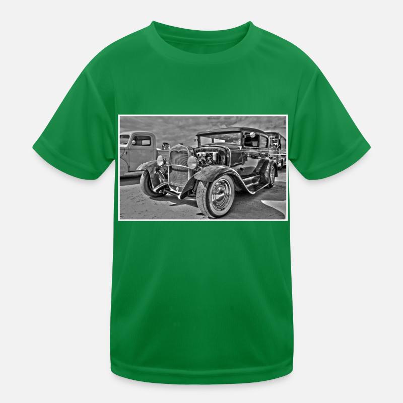 Auto Car Kinder Funktions-T-Shirt
