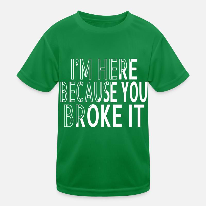 baseballsweatshirt jokes funny quote tuning Kinder Funktions-T-Shirt