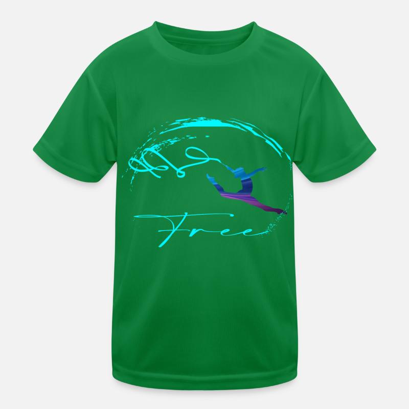 Rhythmic Gymnastics Kids Functional T-Shirt