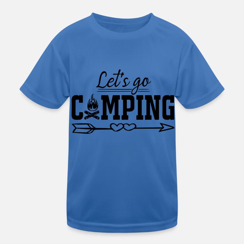 Let's go camping Kids Functional T-Shirt