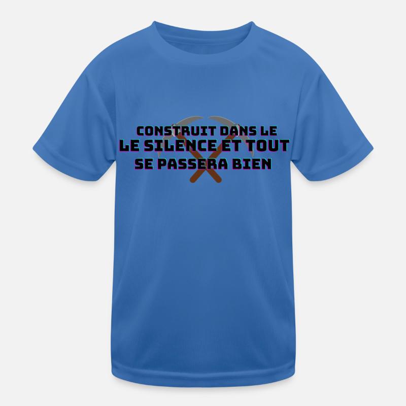 construit dans le silence T-shirt sport Enfant