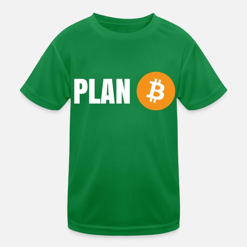 Bitcoin - Plan B Kinder Funktions-T-Shirt