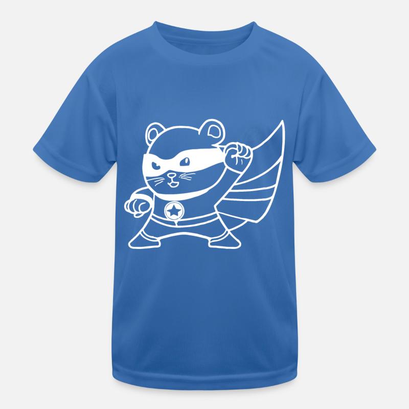 Hamster Superheld Geschenkidee Kinder Funktions-T-Shirt