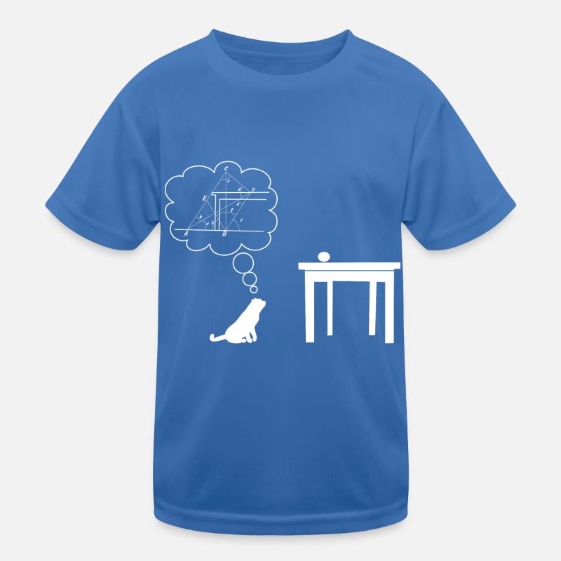Katze sciencest - Kinder Funktions-T-Shirt - Königsblau