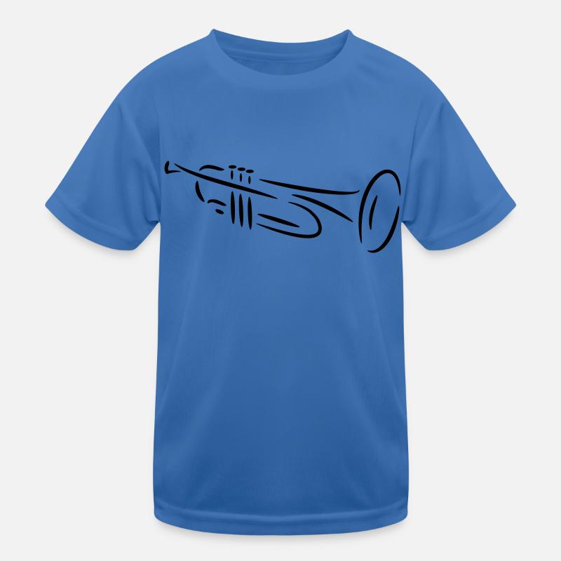 Trompette - T-shirt sport Enfant - bleu roi