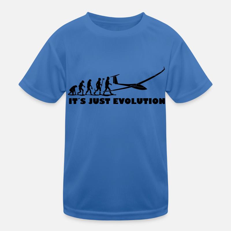 evolution segelfliegen Kinder Funktions-T-Shirt