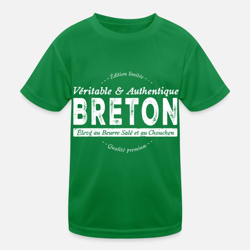 Véritable et authentique BRETON T-shirt sport Enfant