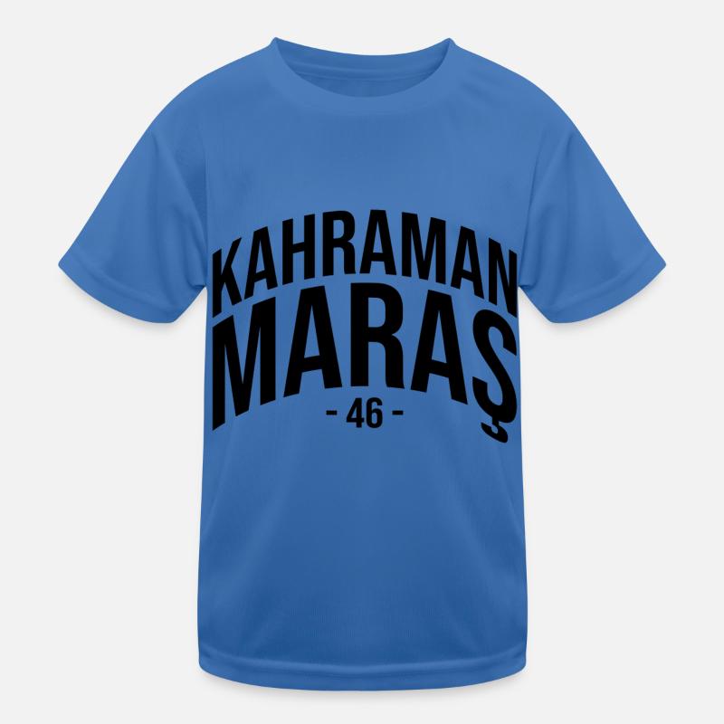 Maras 46 Turkey Turkiye Gift Kahramanmaras Kids Functional T-Shirt