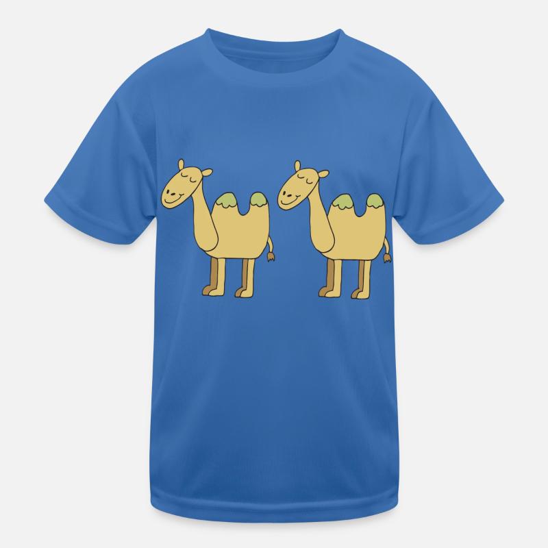 kamel zu zweit Kinder Funktions-T-Shirt
