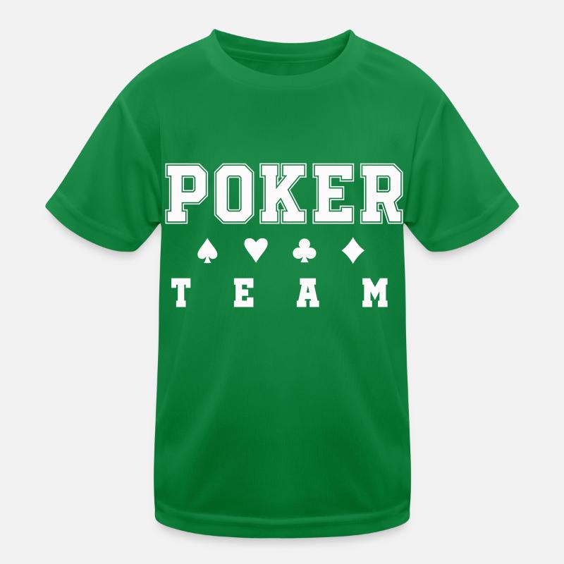 Équipe de poker T-shirt sport Enfant