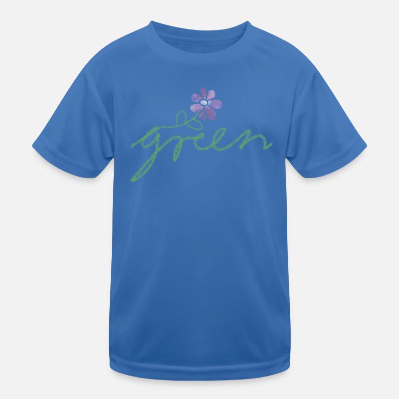 Vert Nature T-shirt sport Enfant