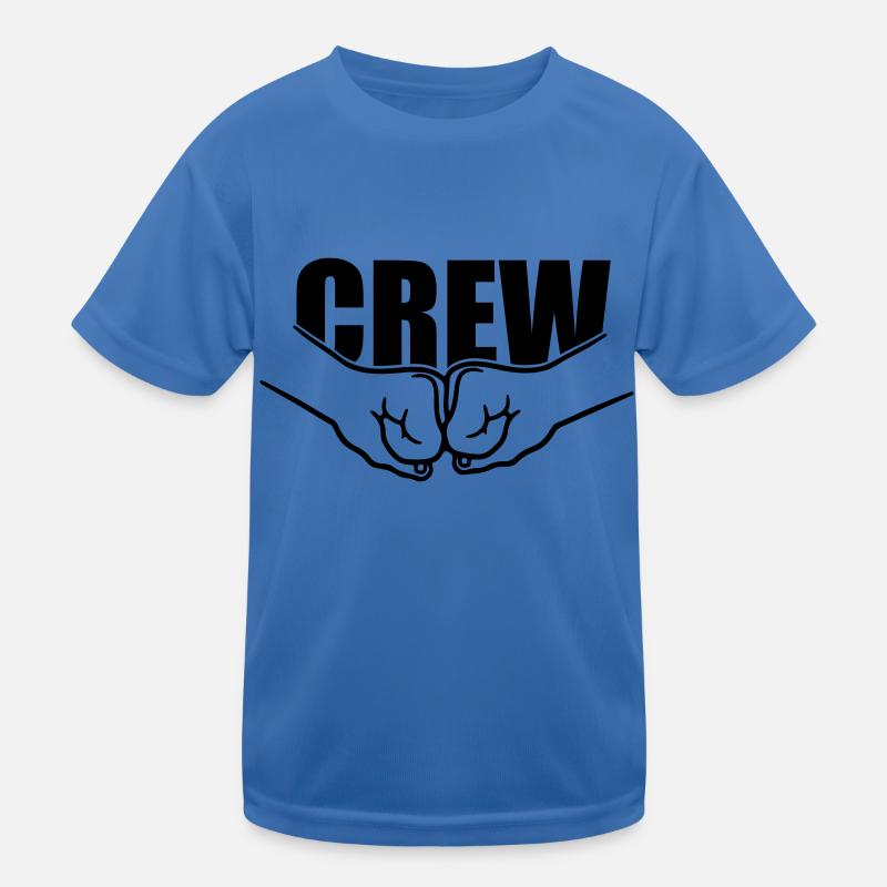 Faustschlag Crew Team Kinder Funktions-T-Shirt