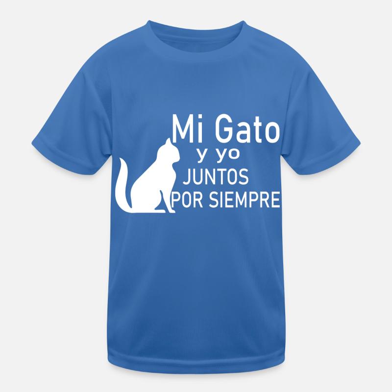 Chat Katze T-shirt sport Enfant