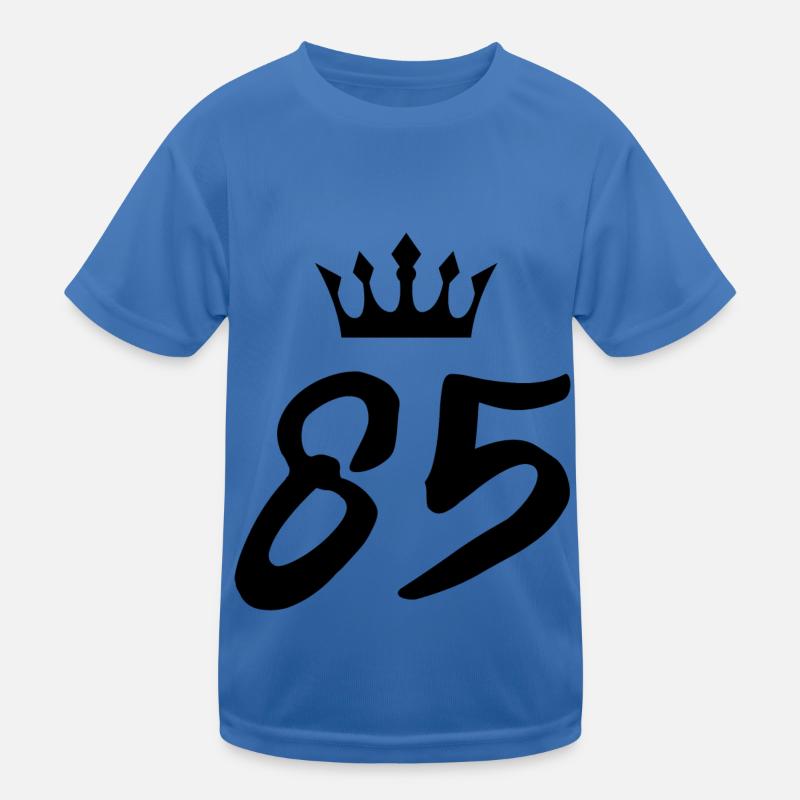 85 Number crown Kids Functional T-Shirt