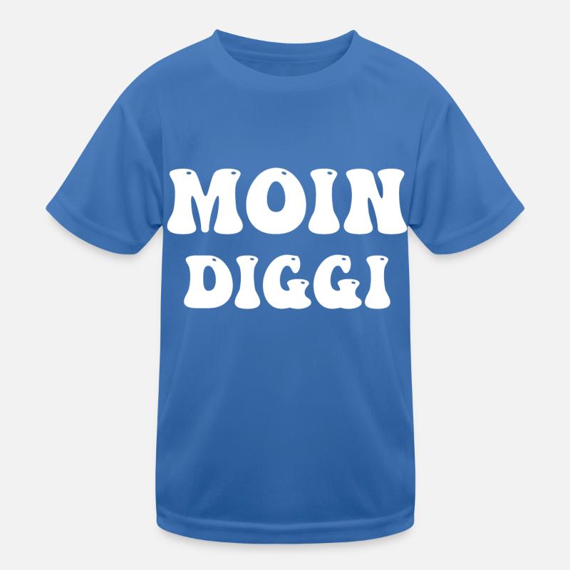 moin diggi Kinder Funktions-T-Shirt