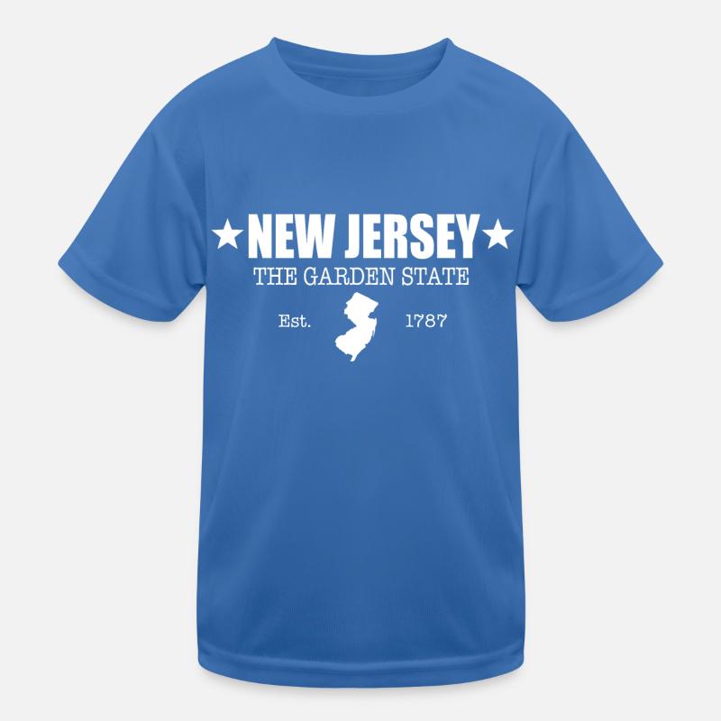 New Jersey Kinder Funktions-T-Shirt