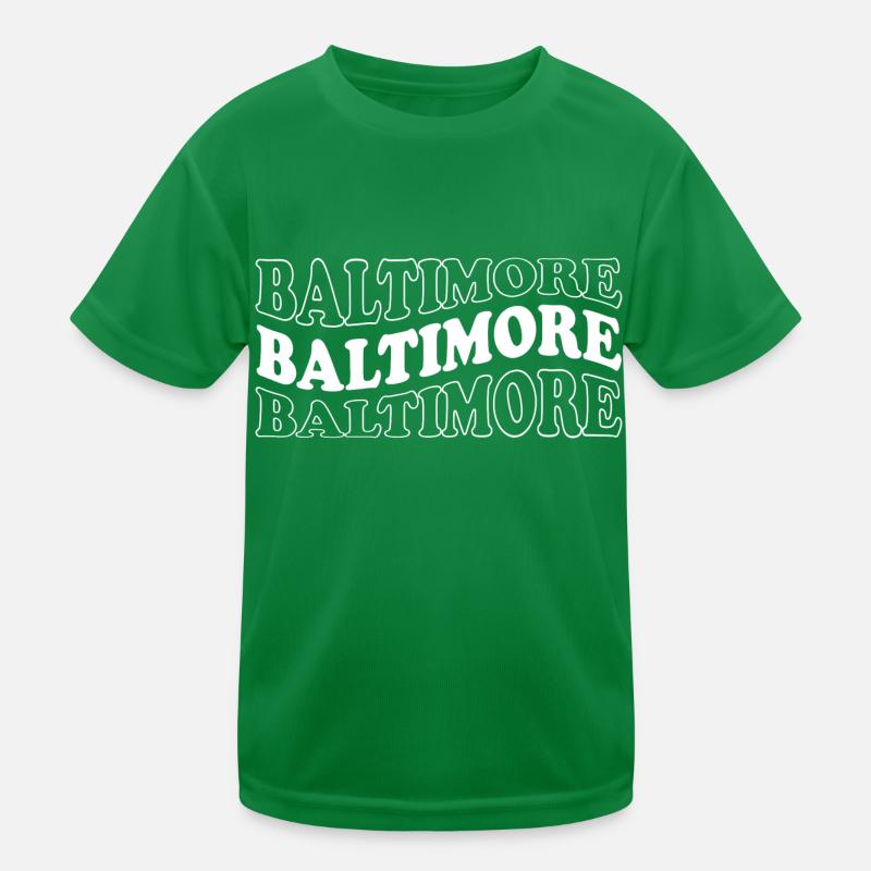 Baltimore Kinder Funktions-T-Shirt