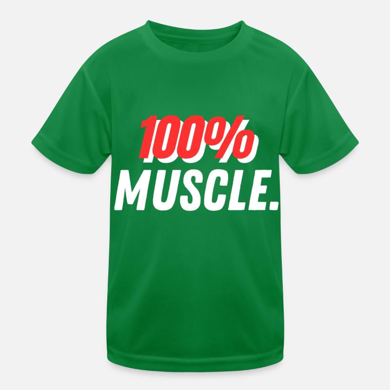 100% muscle. Kids Functional T-Shirt