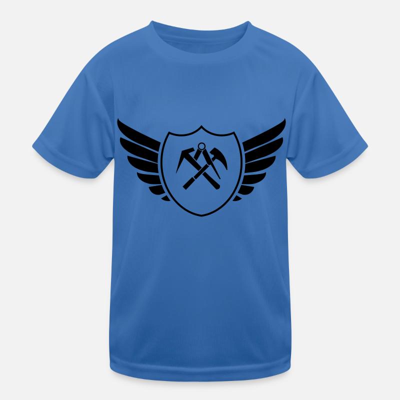 Shield Coat of Arms Roofer Kids Functional T-Shirt