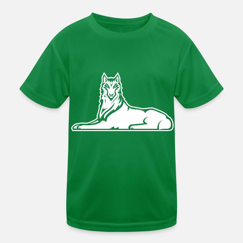 Wolf von Ichkeria Kinder Funktions-T-Shirt