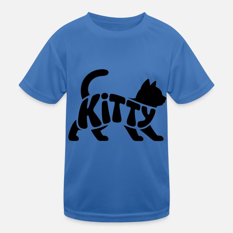 Kitty - Conception de chat de compagnie mignon T-shirt sport Enfant