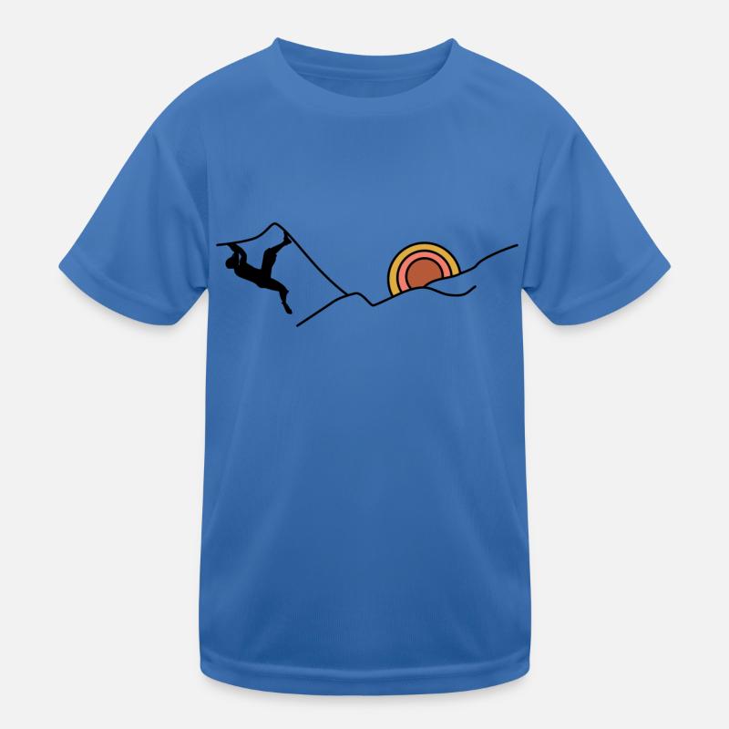 Coucher de soleil de bloc Lever de soleil T-shirt sport Enfant