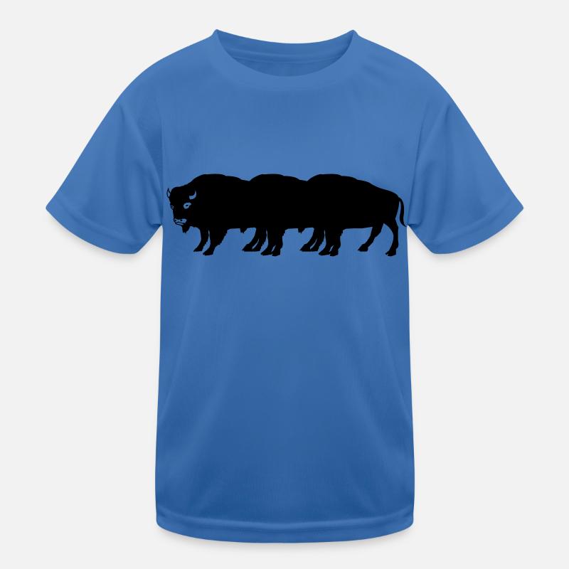 bisons Kinder Funktions-T-Shirt