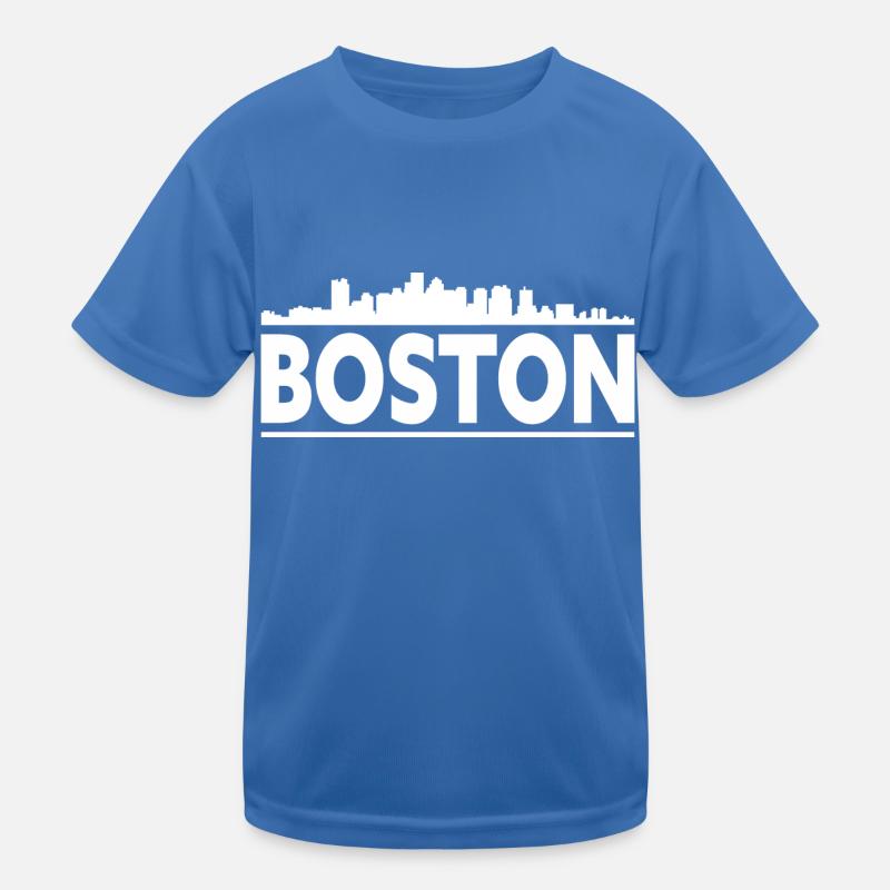 Boston Skyline Kinder Funktions-T-Shirt