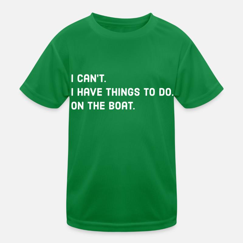 Boot Kinder Funktions-T-Shirt