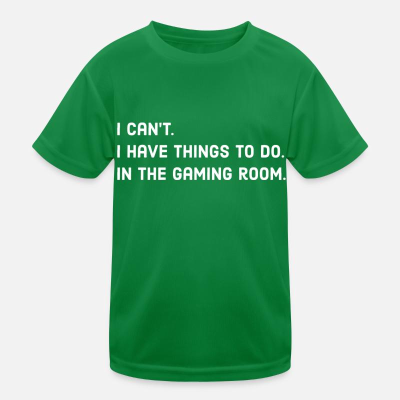 Gaming Spruch Kinder Funktions-T-Shirt
