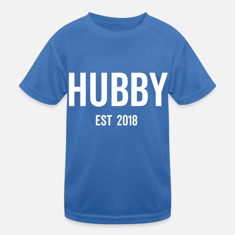 Ehemann Est 2018 Kinder Funktions-T-Shirt