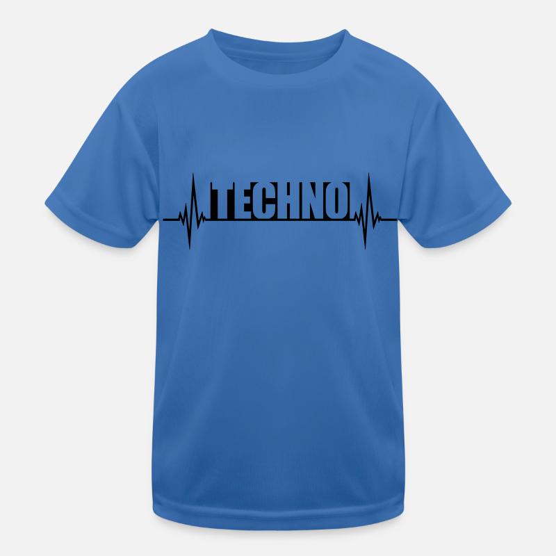 Puls Musik Techno Kinder Funktions-T-Shirt