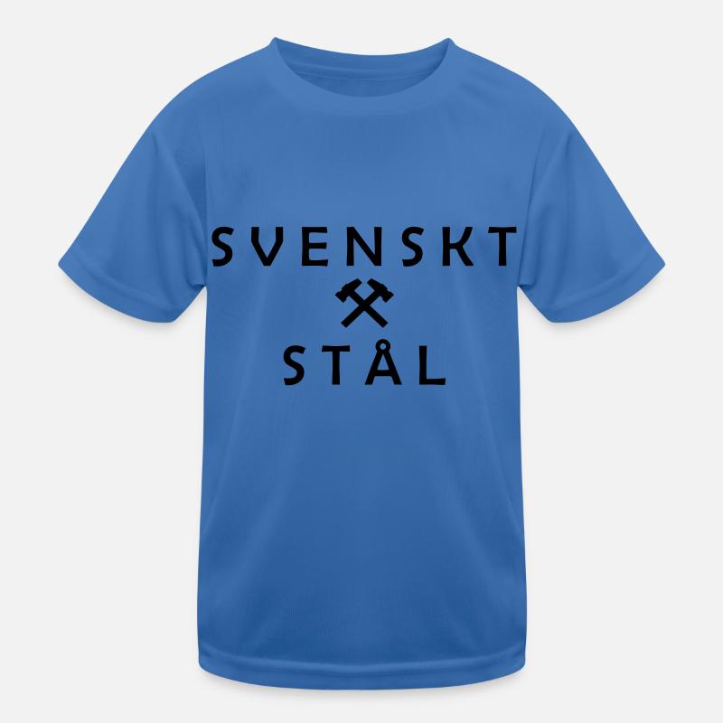 Swedish steel Kids Functional T-Shirt