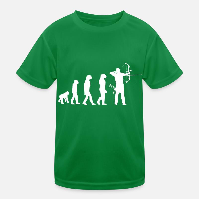 Evolutionsbogen Kinder Funktions-T-Shirt