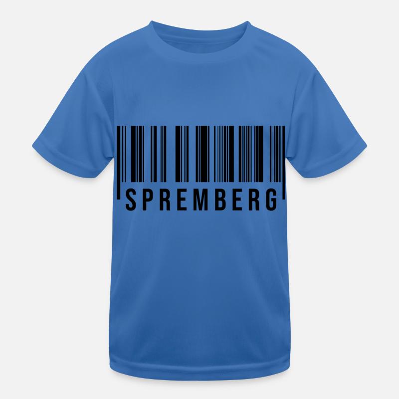Spremberg Strichcode Kinder Funktions-T-Shirt