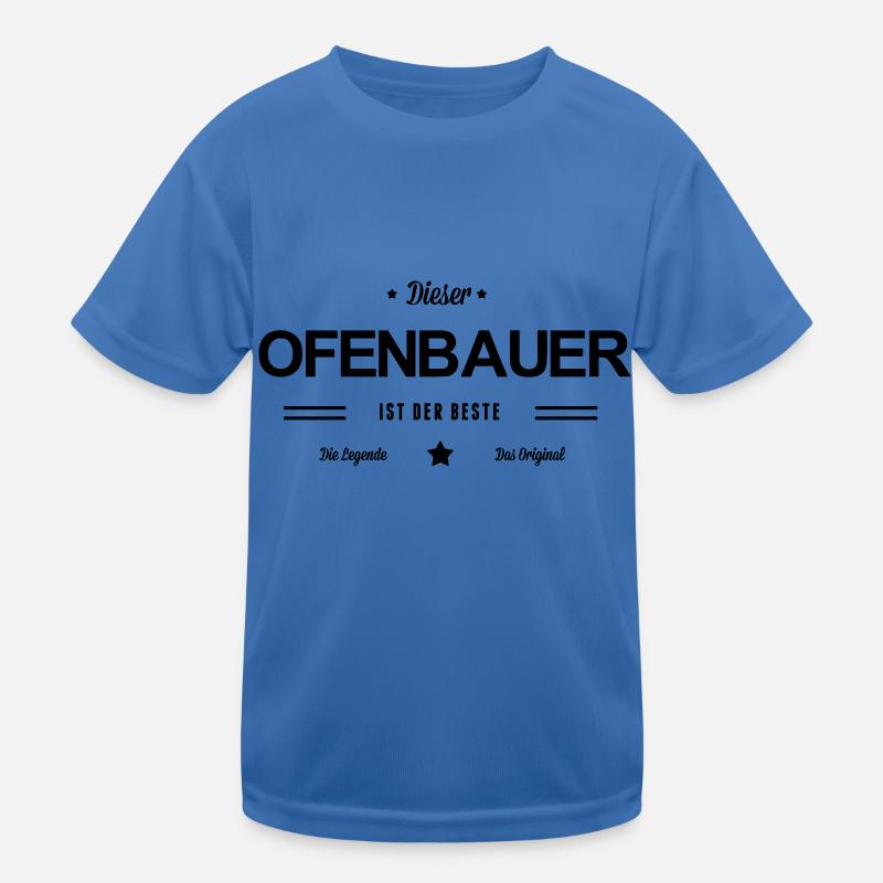 Bester Ofenbauer Kinder Funktions-T-Shirt