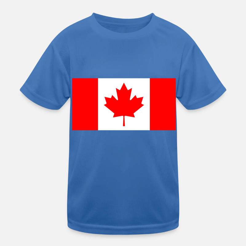 Canada flag Kids Functional T-Shirt