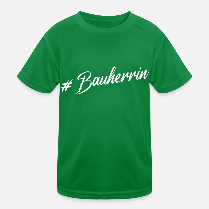 Bauherrin Kinder Funktions-T-Shirt