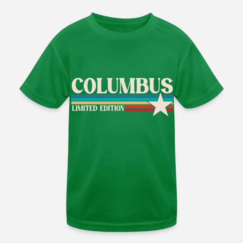 Columbus Ohio Kids Functional T-Shirt