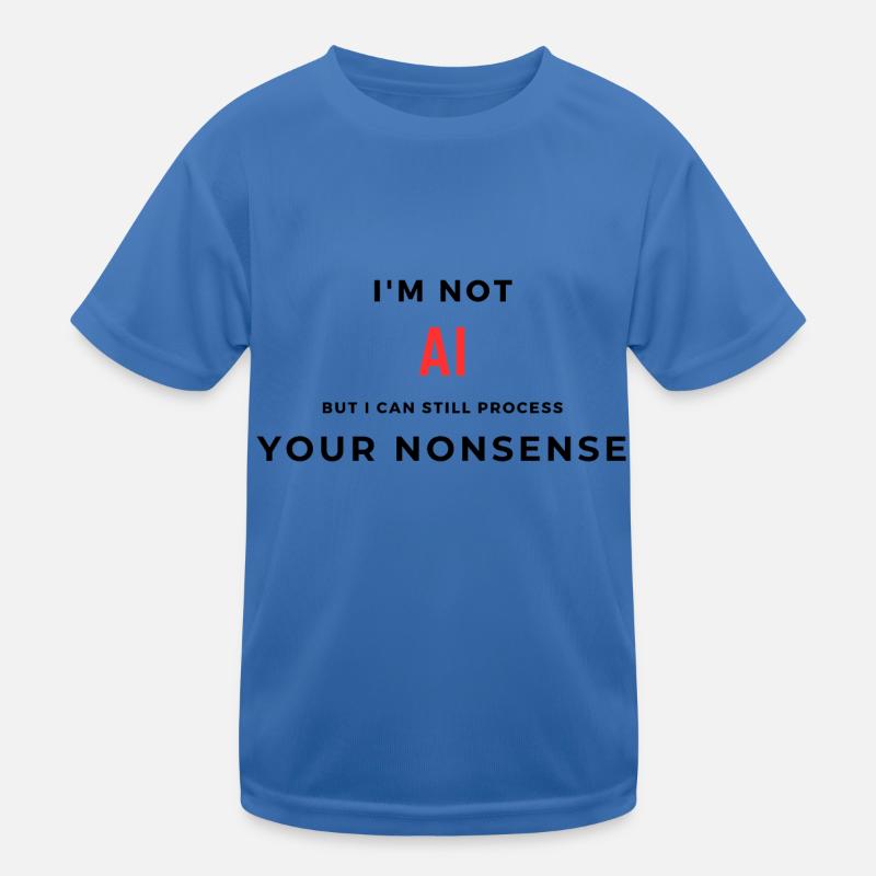 AI processing nonsense Kids Functional T-Shirt