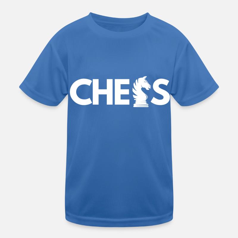 Schach Kinder Funktions-T-Shirt