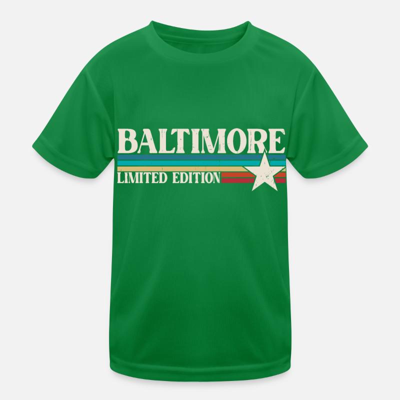 Baltimore Kinder Funktions-T-Shirt